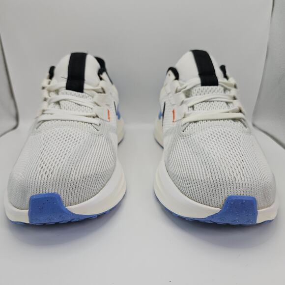 Nike Structure 25 White Black Royal Pulse Pure Platinum Womens 10 Running Shoes - Picture 3 of 11